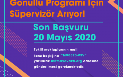 Gönüllü Programımız İçin Süpervizör Arıyoruz!