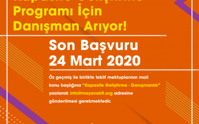 Kapasite Geliştirme Programımız İçin Danışman Arıyoruz!