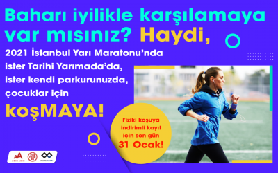 Haydi, İstanbul Yarı Maratonu’nda çocuklar için koşMAYA