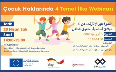 Çocuk Haklarında 4 Temel İlke Webinarı’na Davetlisiniz!