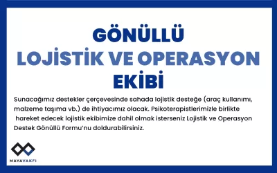 Gönüllü Lojistik ve Operasyon Ekibi